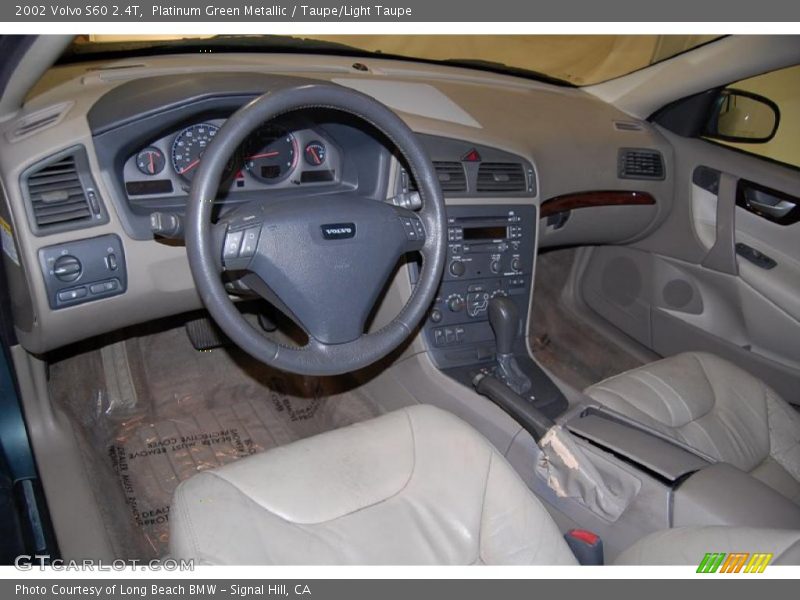 Platinum Green Metallic / Taupe/Light Taupe 2002 Volvo S60 2.4T