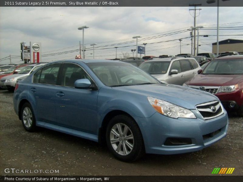 Sky Blue Metallic / Off-Black 2011 Subaru Legacy 2.5i Premium