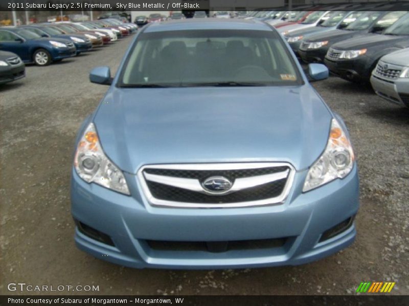 Sky Blue Metallic / Off-Black 2011 Subaru Legacy 2.5i Premium