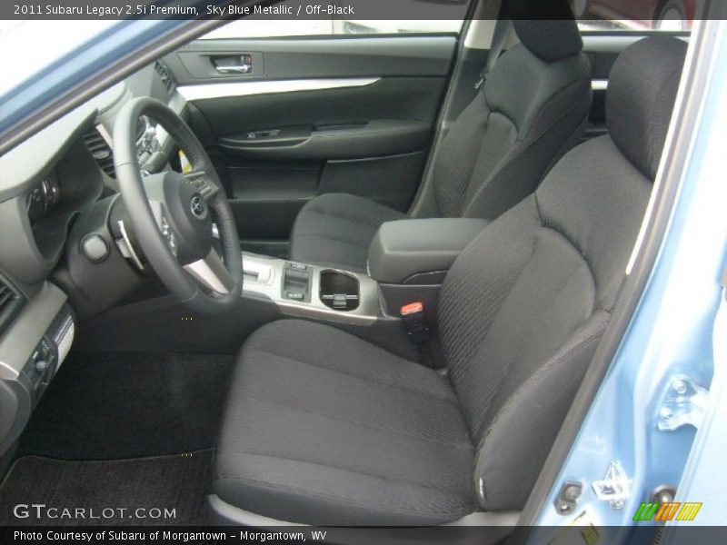 Sky Blue Metallic / Off-Black 2011 Subaru Legacy 2.5i Premium