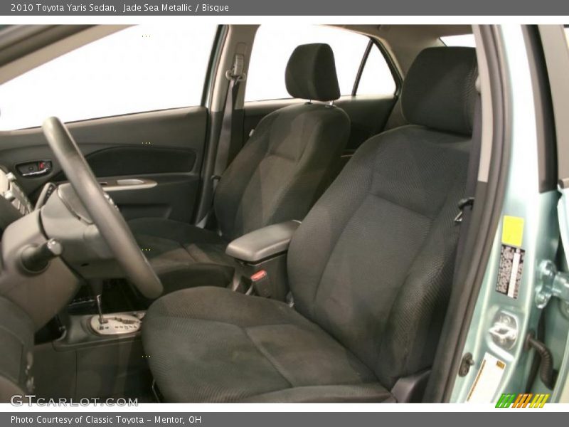 Jade Sea Metallic / Bisque 2010 Toyota Yaris Sedan