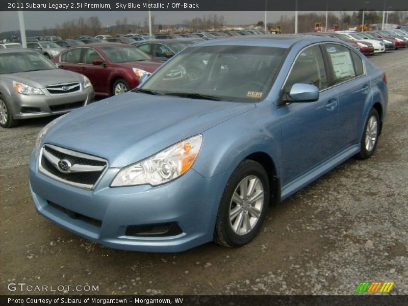 Sky Blue Metallic / Off-Black 2011 Subaru Legacy 2.5i Premium