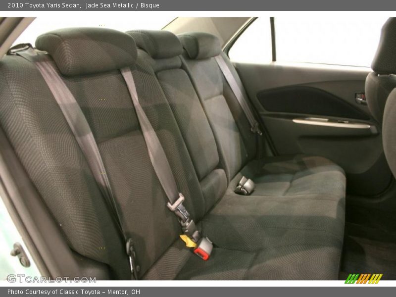 Jade Sea Metallic / Bisque 2010 Toyota Yaris Sedan