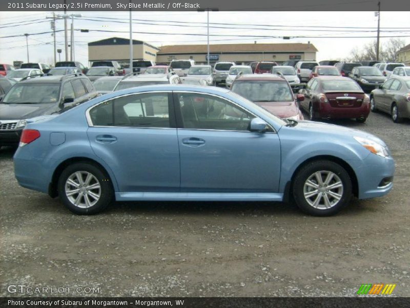 Sky Blue Metallic / Off-Black 2011 Subaru Legacy 2.5i Premium