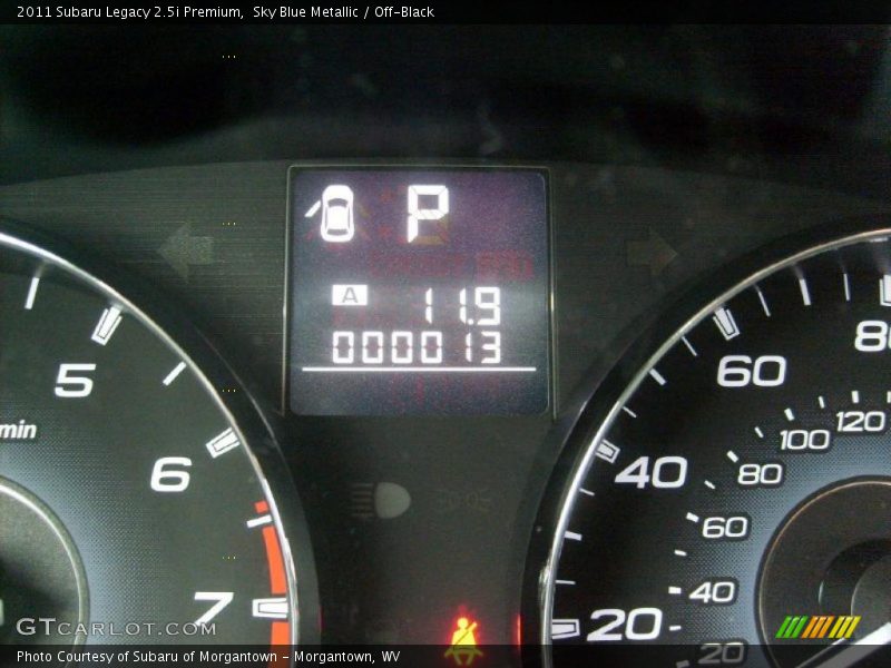 Sky Blue Metallic / Off-Black 2011 Subaru Legacy 2.5i Premium