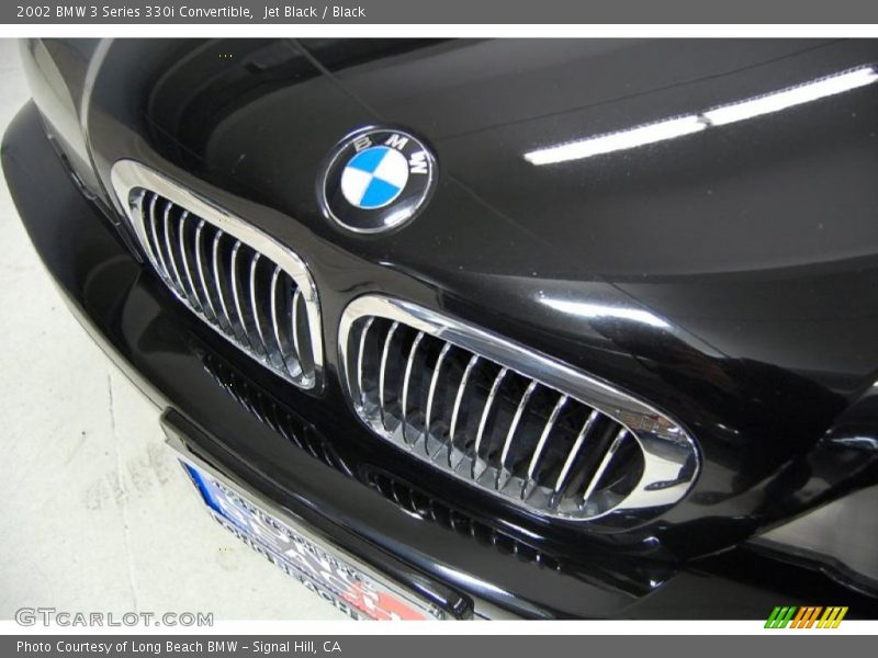 Jet Black / Black 2002 BMW 3 Series 330i Convertible