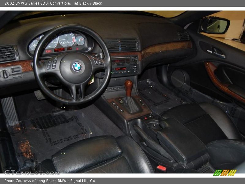 Jet Black / Black 2002 BMW 3 Series 330i Convertible