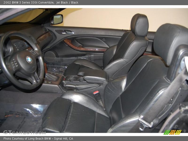 Jet Black / Black 2002 BMW 3 Series 330i Convertible