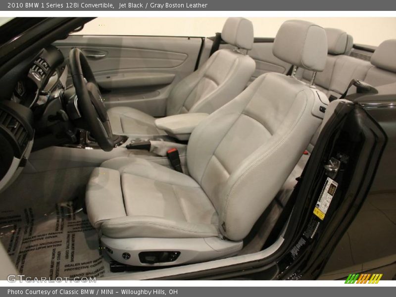  2010 1 Series 128i Convertible Gray Boston Leather Interior