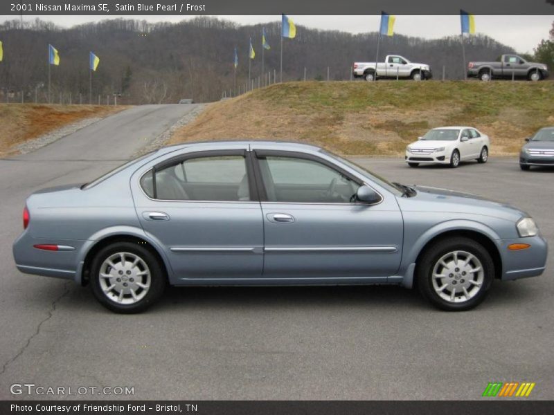 Satin Blue Pearl / Frost 2001 Nissan Maxima SE