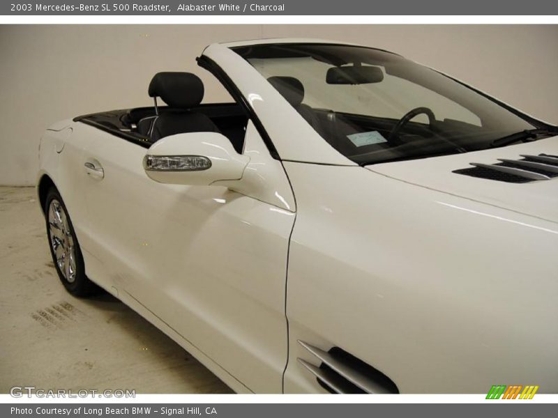 Alabaster White / Charcoal 2003 Mercedes-Benz SL 500 Roadster