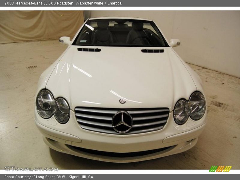 Alabaster White / Charcoal 2003 Mercedes-Benz SL 500 Roadster