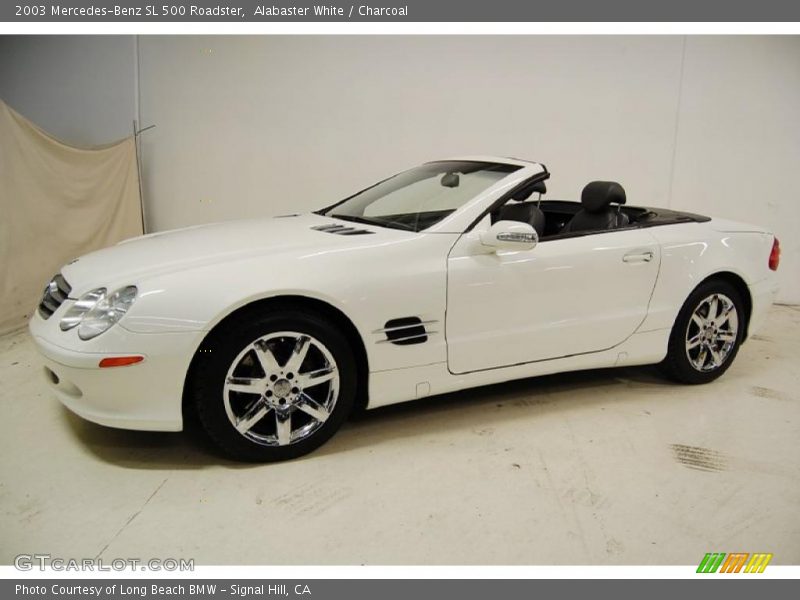 Alabaster White / Charcoal 2003 Mercedes-Benz SL 500 Roadster