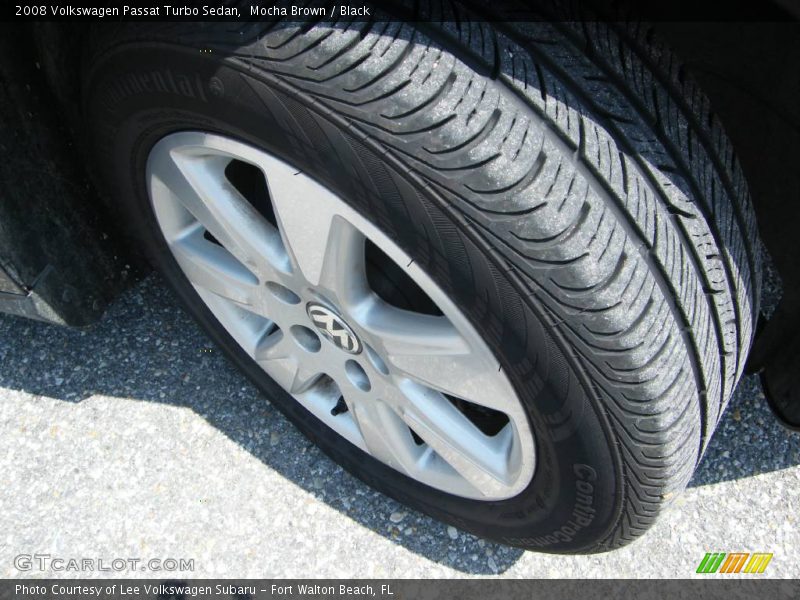 Mocha Brown / Black 2008 Volkswagen Passat Turbo Sedan