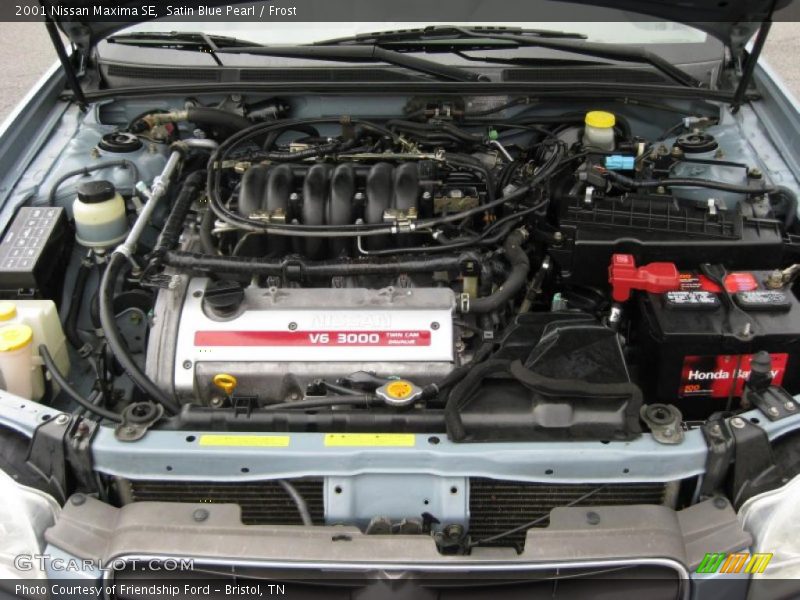 Satin Blue Pearl / Frost 2001 Nissan Maxima SE