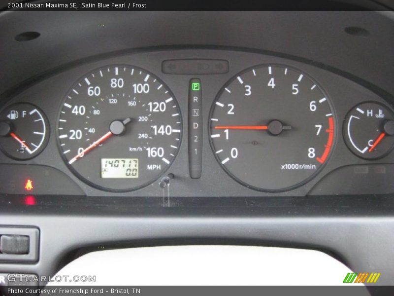 Satin Blue Pearl / Frost 2001 Nissan Maxima SE