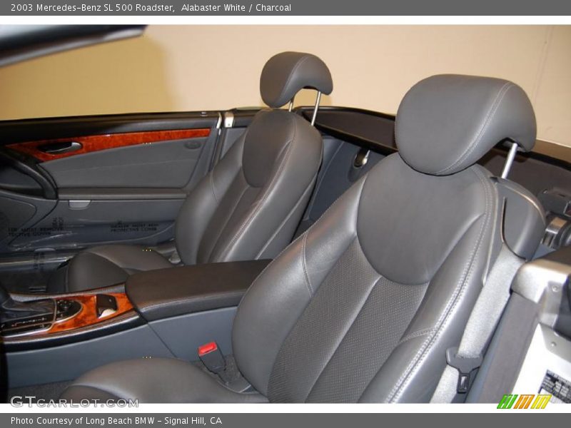 Alabaster White / Charcoal 2003 Mercedes-Benz SL 500 Roadster