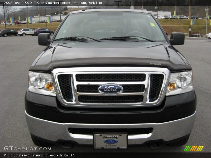Black / Medium/Dark Flint 2008 Ford F150 XLT SuperCab 4x4