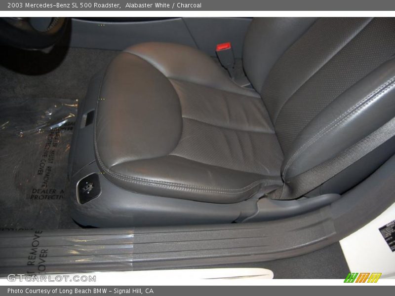 Alabaster White / Charcoal 2003 Mercedes-Benz SL 500 Roadster