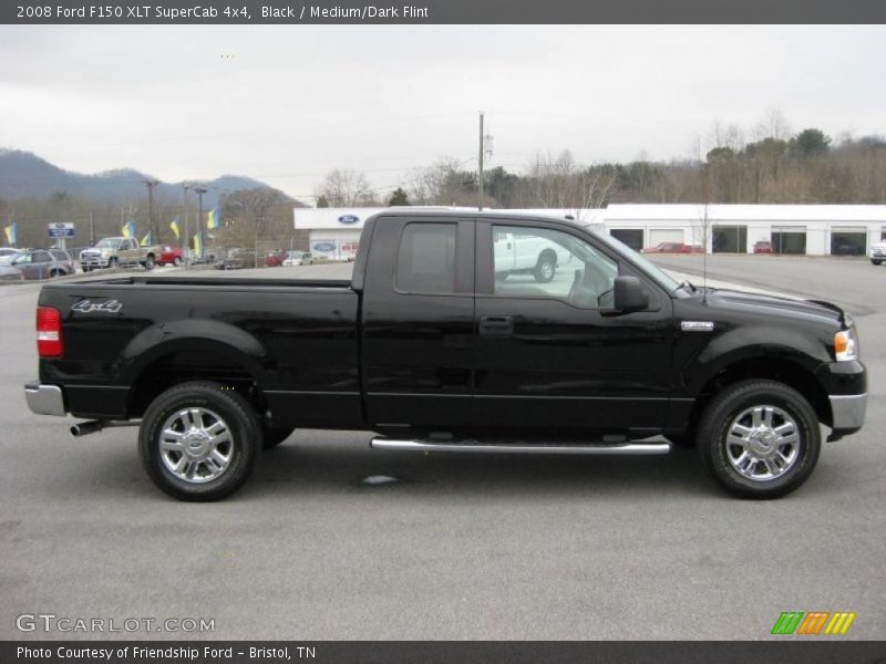 Black / Medium/Dark Flint 2008 Ford F150 XLT SuperCab 4x4