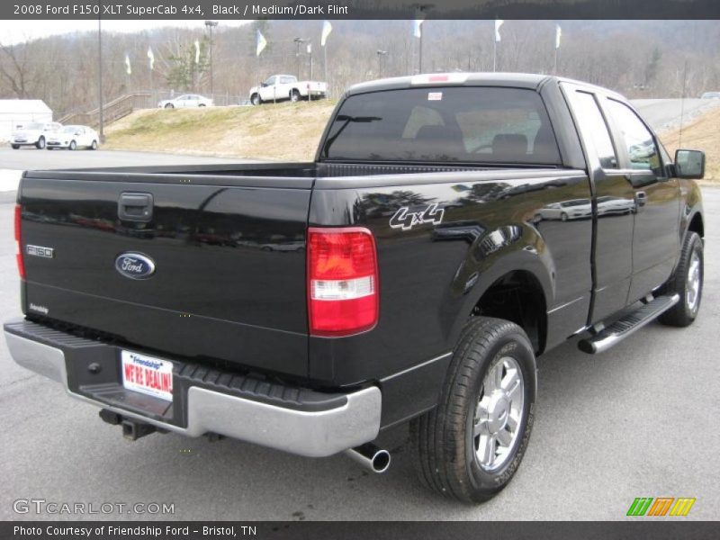 Black / Medium/Dark Flint 2008 Ford F150 XLT SuperCab 4x4