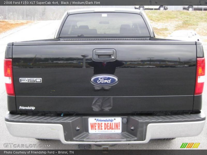 Black / Medium/Dark Flint 2008 Ford F150 XLT SuperCab 4x4