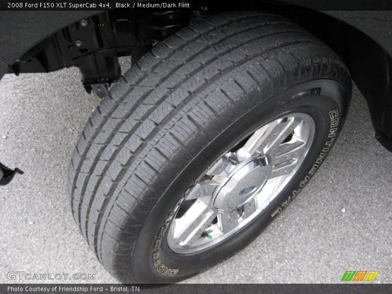 Black / Medium/Dark Flint 2008 Ford F150 XLT SuperCab 4x4