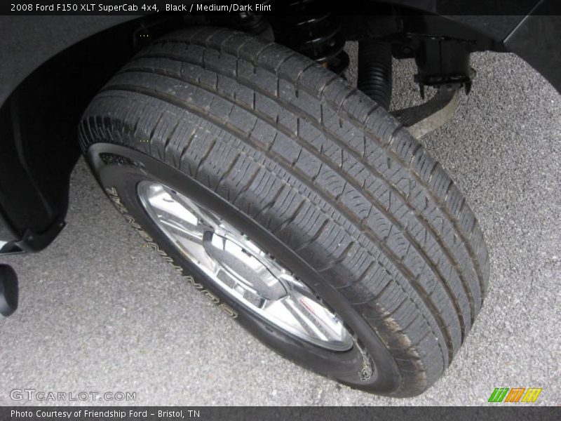 Black / Medium/Dark Flint 2008 Ford F150 XLT SuperCab 4x4