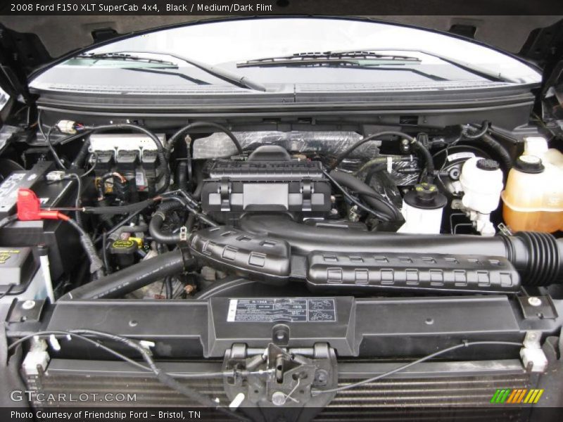 Black / Medium/Dark Flint 2008 Ford F150 XLT SuperCab 4x4