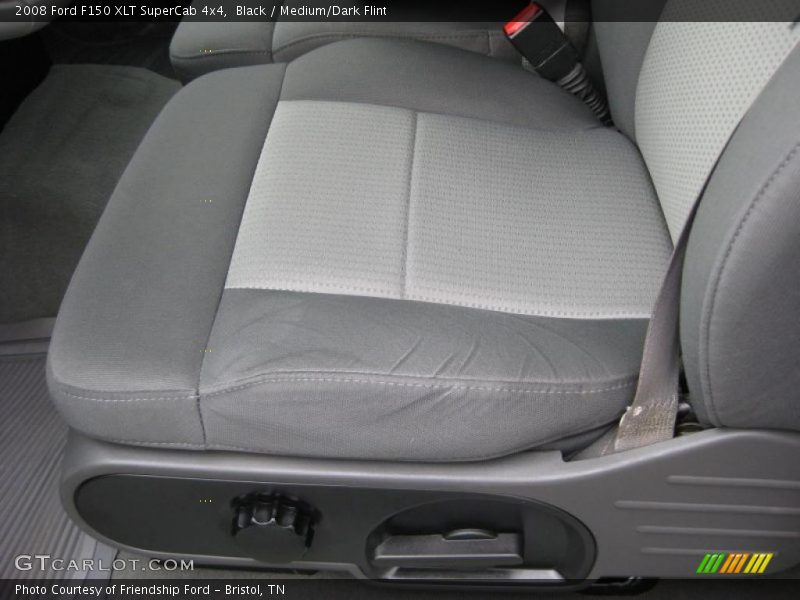 Black / Medium/Dark Flint 2008 Ford F150 XLT SuperCab 4x4
