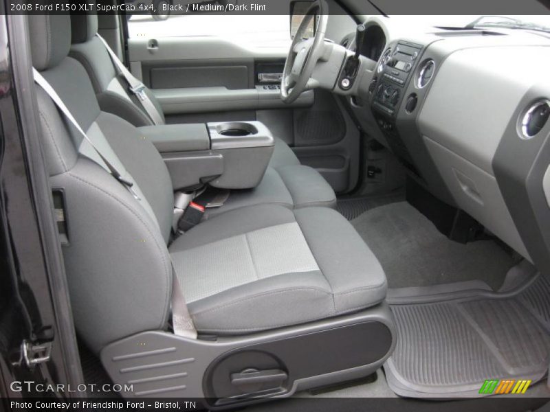 Black / Medium/Dark Flint 2008 Ford F150 XLT SuperCab 4x4