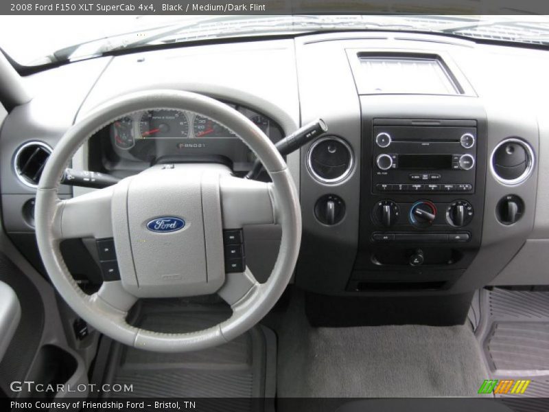 Black / Medium/Dark Flint 2008 Ford F150 XLT SuperCab 4x4