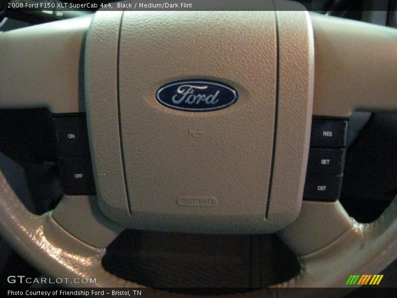 Black / Medium/Dark Flint 2008 Ford F150 XLT SuperCab 4x4