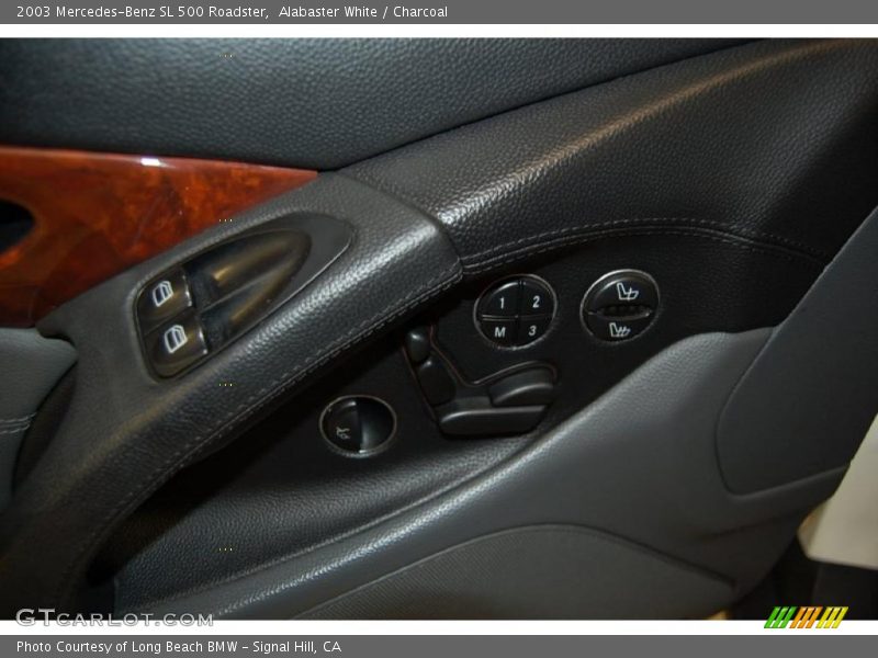 Alabaster White / Charcoal 2003 Mercedes-Benz SL 500 Roadster