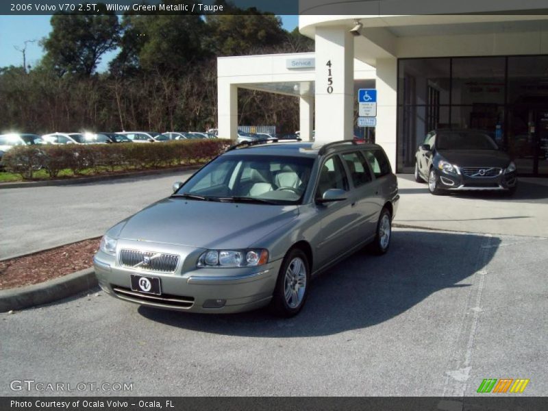 Willow Green Metallic / Taupe 2006 Volvo V70 2.5T