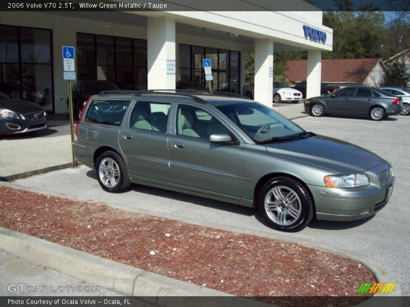 Willow Green Metallic / Taupe 2006 Volvo V70 2.5T
