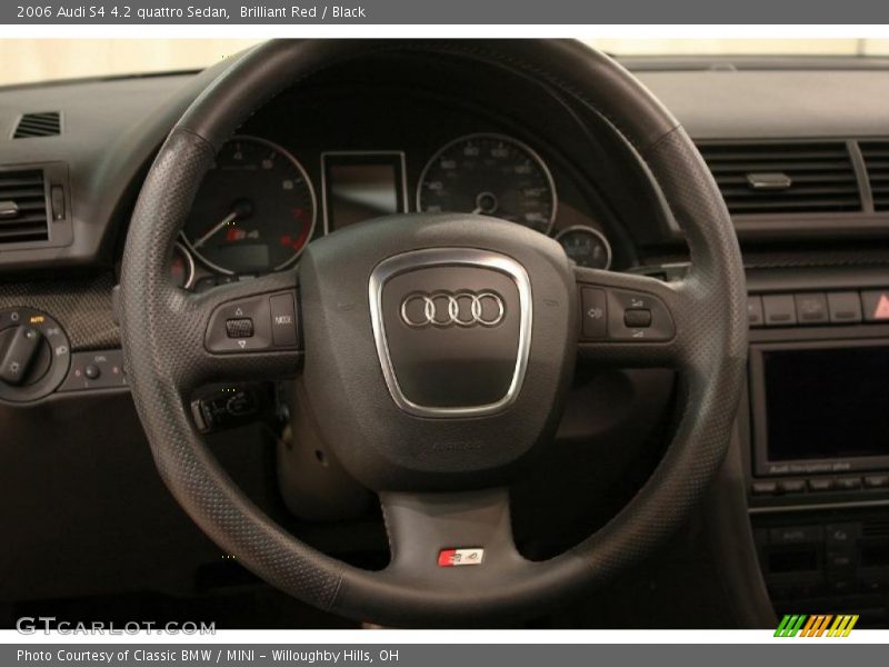 Brilliant Red / Black 2006 Audi S4 4.2 quattro Sedan