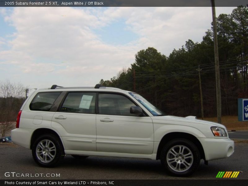 Aspen White / Off Black 2005 Subaru Forester 2.5 XT