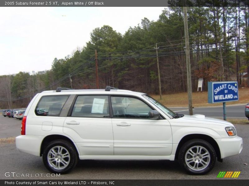 Aspen White / Off Black 2005 Subaru Forester 2.5 XT