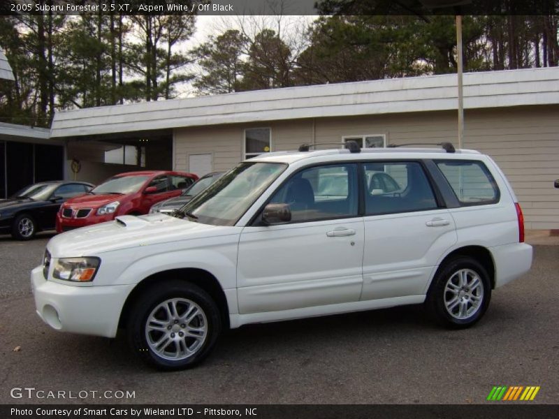 Aspen White / Off Black 2005 Subaru Forester 2.5 XT