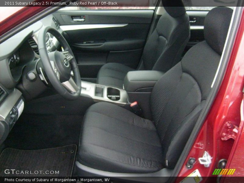 Ruby Red Pearl / Off-Black 2011 Subaru Legacy 2.5i Premium