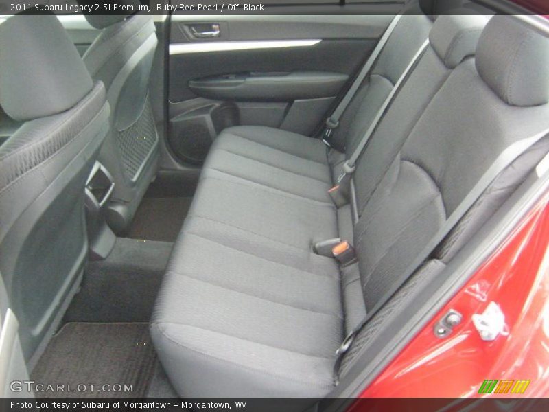 Ruby Red Pearl / Off-Black 2011 Subaru Legacy 2.5i Premium