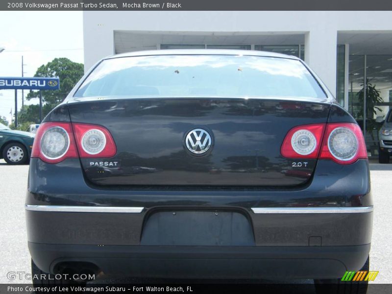 Mocha Brown / Black 2008 Volkswagen Passat Turbo Sedan