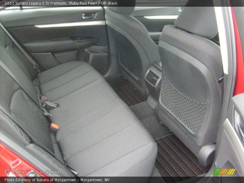 Ruby Red Pearl / Off-Black 2011 Subaru Legacy 2.5i Premium