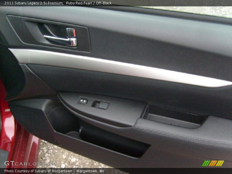 Ruby Red Pearl / Off-Black 2011 Subaru Legacy 2.5i Premium