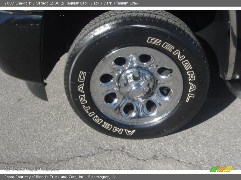 Black / Dark Titanium Gray 2007 Chevrolet Silverado 1500 LS Regular Cab