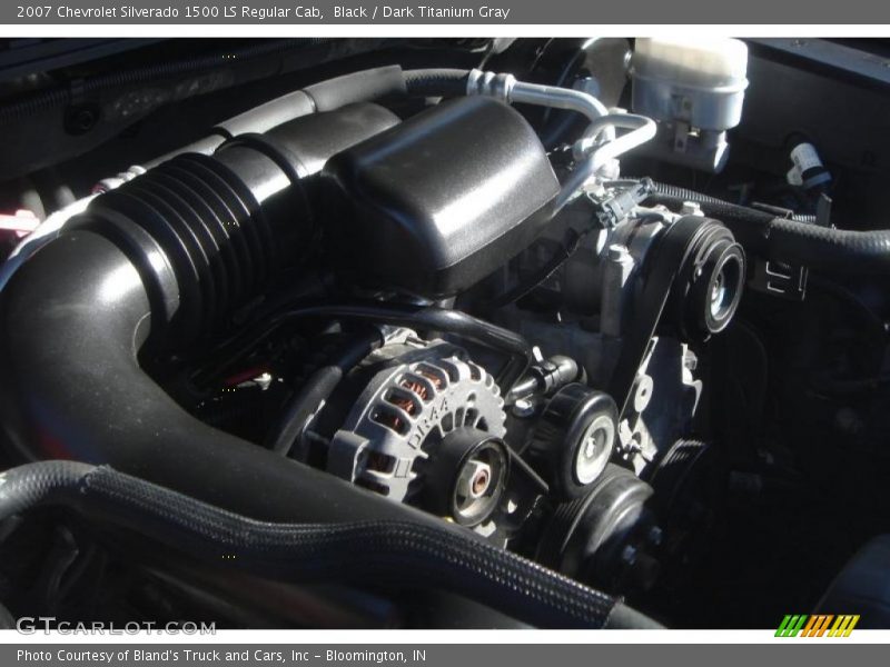 Black / Dark Titanium Gray 2007 Chevrolet Silverado 1500 LS Regular Cab