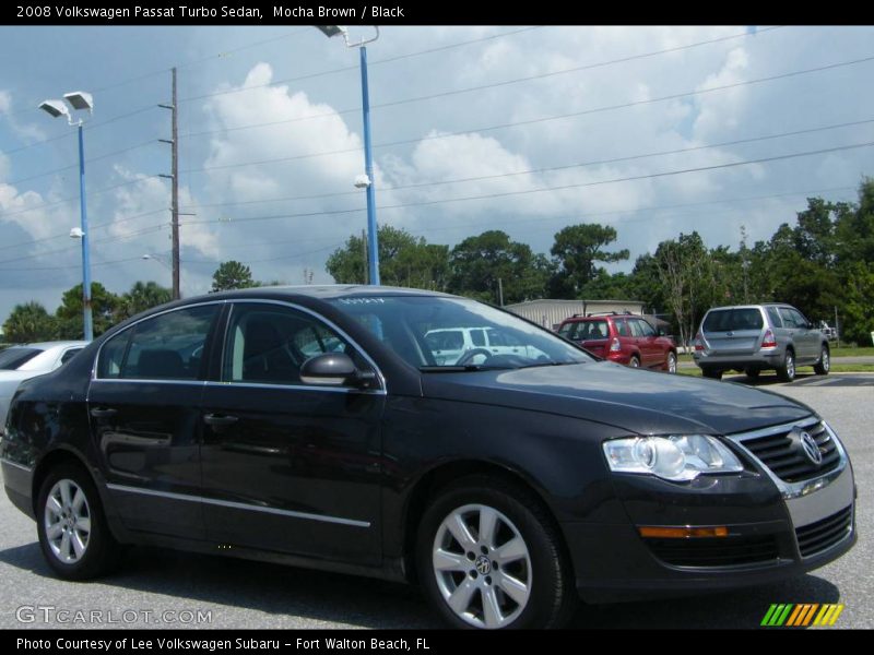 Mocha Brown / Black 2008 Volkswagen Passat Turbo Sedan