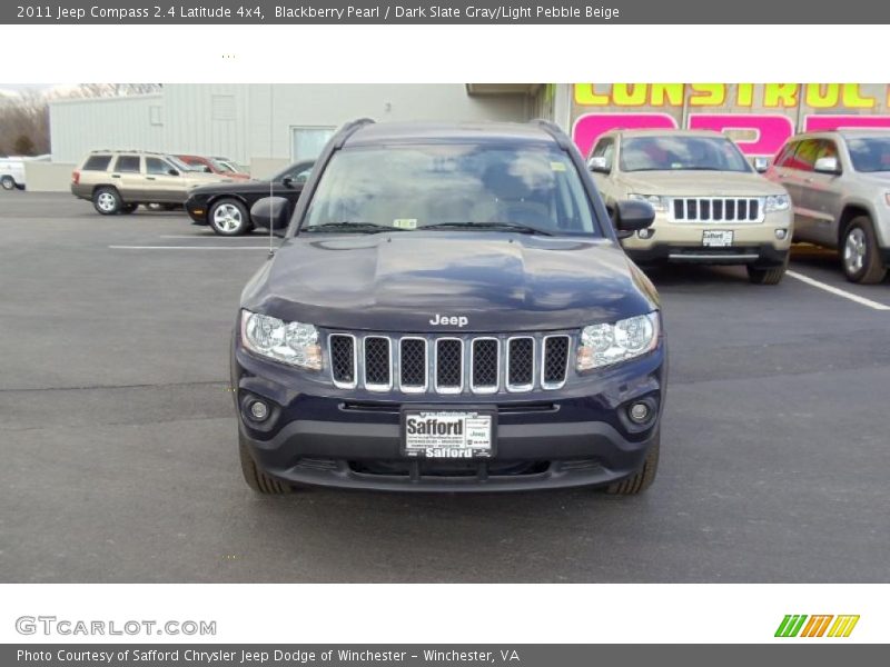 Blackberry Pearl / Dark Slate Gray/Light Pebble Beige 2011 Jeep Compass 2.4 Latitude 4x4
