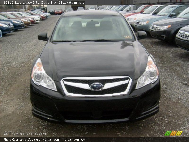 Crystal Black Silica / Warm Ivory 2011 Subaru Legacy 2.5i